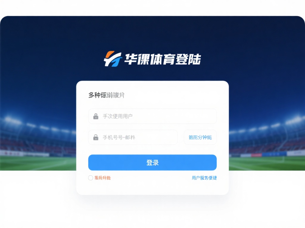 以华体会体育登陆为例，其登录界面设计简洁明了，即使